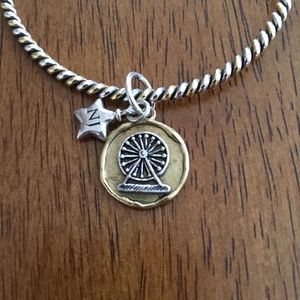 Waxing Poetic Sterling Silver & Brass NJ "Down the Shore" Charm